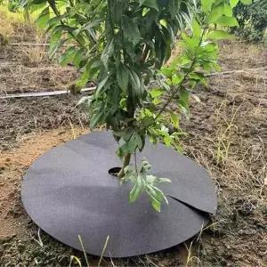 현이몰 가정용 잡초 매트 10p 나무보호 뿌리 수목덮개52cm 잡초방지매트 수목덮개 화분덮개 방초매트