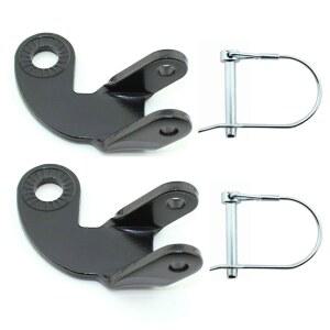 [미국배송] 웰샤인 2세트 자전거 트레일러 히치 스테인리스 스틸 12.2MM-히치 커플러 벌리 어댑터 교체 커넥터와 반려동물 유모차 연결