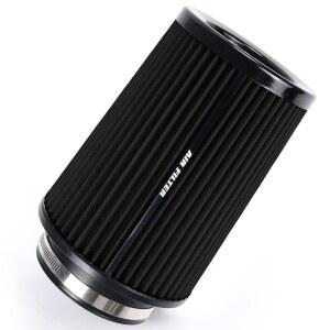 3.5 4인치 냉기 흡입 필터 76mm 89mm 101mm 고성능 세척 가능한 3가지 크기의 클램프 온 교체용 콘 에어 필터 블랙 1개