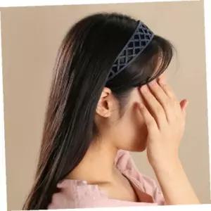 여자헤어밴드 엔젤슈슈큐빅메쉬헤어밴드포인트엔틱머리띠 여자헤어밴드