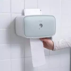 [도매직방] 오즈리빙 흡착식 화장실 휴지걸이 방수 두루마지 화장지 케이스