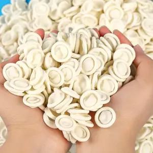 일회용 라텍스 손가락골무 200개입 엄지손가락골무 사무용골무 라텍스골무