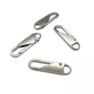 다용도 지퍼 고리 실버 자크고리 지퍼고리 지퍼머리 지퍼헤드 지퍼손잡이 지퍼부자재 자크