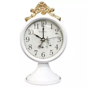 고품질 무소음 주석 알람시계 화이트 자전거_GB9094 (WFKEPYF)