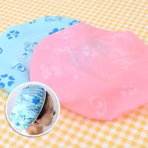 방수헤어캡 비닐 샤워캡 머리망 샴푸모자 머리흘러내림방지