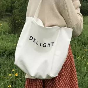 영문 레터링 에코백 숄더백 학생 가벼운가방 보조가방 WED428F