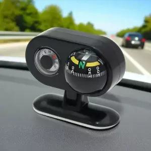 에버웨이 차량용 나침반 자동차 대시보드 온도계