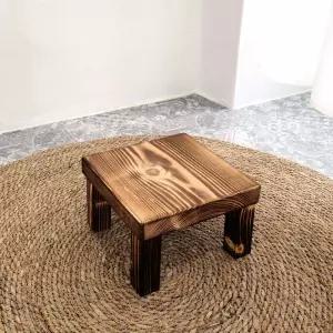 원목 화분 받침대 우드스텐 소 23x23x15cm 사각 인테리어 스탠 스텐 화분대 나무 정리대 인테리어품 선반