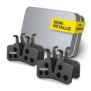 Borgen 자전거 브레이크 패드 2쌍, 패드, Magura 9P 패드와 호환 MT5, MT7, 교체용 유압 디스크 패드에 적합