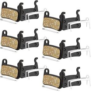 Hestya 자전거 브레이크 패드 레진 6쌍, Shimano Deore Xt Xtr L x Slx Hone Alfine Saint 디스크와 호환 가능