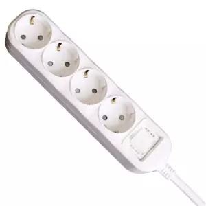 오성정밀 국산 멀티탭 접지 안전 멀티콘센트 통합 스위치 4구, 1.5m, 1개