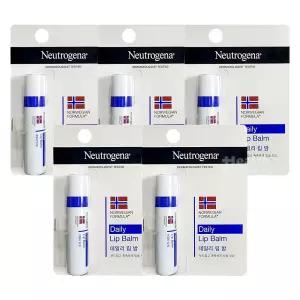 뉴트로지나 데일리 립밤 4g 5개/립케어/립보습/립밤/챕스틱/입술보호제/바세린