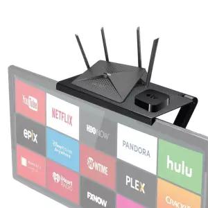 [퍼니메이커]모니터위선반 TV위선반 모니터선반 공유기거치대 셋탑거치대