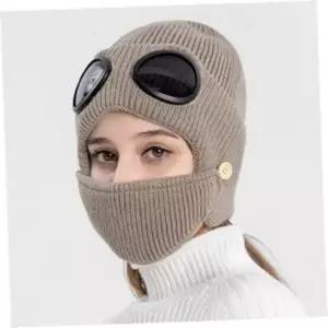( )겨울고글비니 제이콥 마스크 고글비니 방한 니트 연예인 겨울비니 마스크비니 방한 겨울 고글비니 니트
