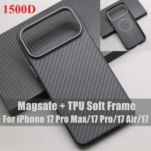 케블라 아라미드 카본 아이폰 호환 17 Pro Max Air 무선 충전용 케이스 알로이 카메라 보호 커버