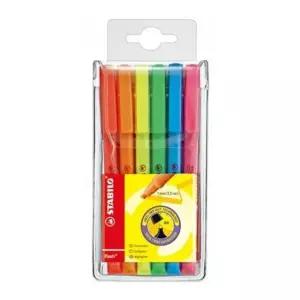 스타빌로 플래쉬 형광펜 6C 6색세트 갑(5개입) (WFKFP4D)