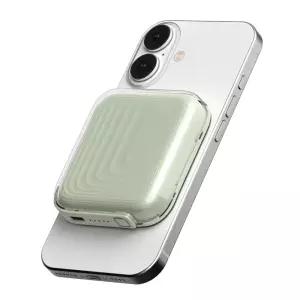 파로수 휴대용 맥세이프 미니 포켓형 5000mAh 고속충전 보조배터리 그린 5011WPB-MAG GR