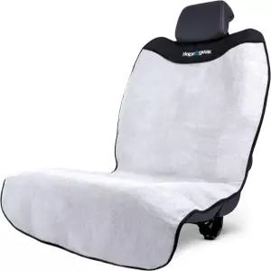 HAPPEGEAR 해피시트 방수 카시트 커버 및 보호기 - 유니버설 핏 타월 미끄럼 방지 백킹 간편한 설치 보관