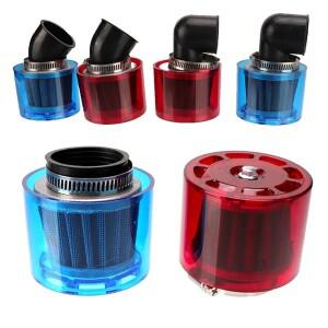 [호환품]바이크 오토바이 28-48mm 벤드 팔꿈치/스트레이트/90도 방수 에어 필터 클리너 50cc-250cc ATV 핏