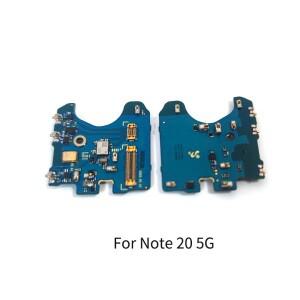 삼성 호환 갤럭시 호환 노트 20  마이크 보드 플렉스 케이블 수리 부품