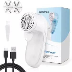 패브릭 면도기 옷 보푸라기 제거제 교체 가능한 칼날 3개가 있는 전기 알약 충전식 스웨터 디퓨저 디필러가