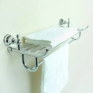 유럽식 수건걸이 무타공 욕실 타월 랙 타올걸이 선반