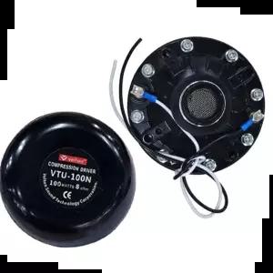 혼스피커앰프 드라이버 유니트 주물 혼 스피커 결합 차량용 싸이렌 앰프 유닛 100W VTU-100N