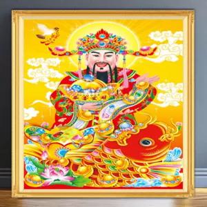 보석십자수 사각비즈 반짝이는 파도 바다 달 풍경 대형