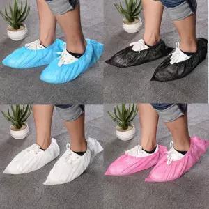 심비오시스 일회용 부직포 덧신 비닐 방수 신발 커버 100매