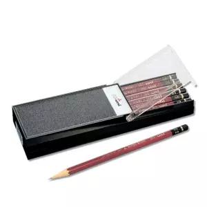 uni 스케치 드로잉 전문가 제도용 연필 12개입 1세트 HB 2B 4B 6B