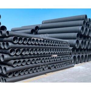 PE이중벽관 PE 이중관 레두샤 검은색 우수관 배수로 6M 유공관 내경