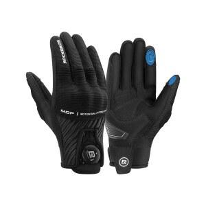 남성용 및 여성용 록브로스 모터사이클 장갑, 야외 스포츠용 통기성 단단한 너클이 달린 터치스크린 사이클링 산악 먼지 자전거 MTB