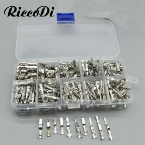 300 피스 자동차 커넥터 조각 2.2/2.8/3.5 MM 여성 남성 압착 단자 대 한 냉간 와이어 소켓