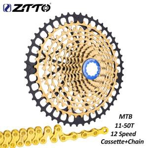 ZTTO 자전거 12 단 카세트 11-50T MTB 초경량 HG 표준 S 프리휠 K7 스프로킷 궁극의 산악 부품