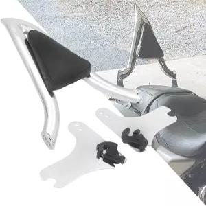 할리 투어링 로드 킹 글라이드 스트리트 1997-2008 크롬을 위한 HDBUBAUS 모터사이클 탈부착식 뒷좌석 승객