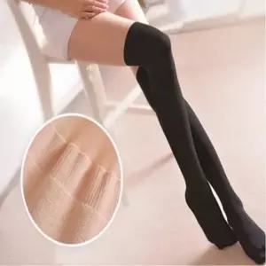 겨울 골프 오버니삭스 가을 여자 투톤 타이즈 스타킹