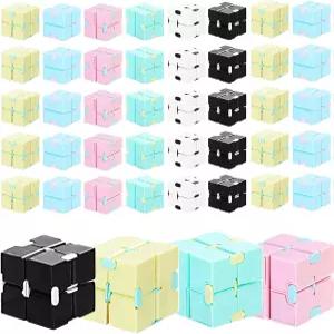 치바오 36개 인피니티 큐브 감각 장난감 미니 무한 뒤집기 핸드 책상 가젯 선물 블록(스위트 스타일)