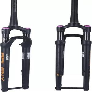 볼라니 로드 바이크 서스펜션 포크 60mm 여행용 700C 오프로드 디스크 브레이크 XC 에어 수동 잠금 장치