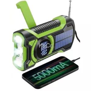 캠핑발전기 소형발전기 가정용 비상 야외 미니 라디오 수동 손전등