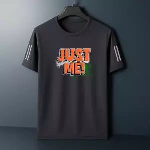 025 저스트미 남성 아이스 기능성 라운드 반팔티