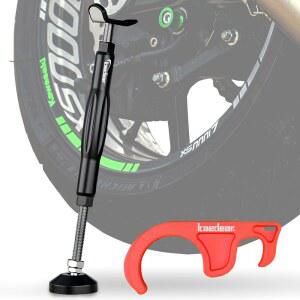 KAEDEAR 모터사이클 유지보수 스탠드, 사이드 그립 이지 턴, 안전, 편안함, 브레이크 홀더 포함 KDR-ST1(블랙)