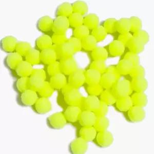 뿅뿅이10파이 (1000개-형광노랑)/어린이집/만들기/유아/폼폼/폼/재료/놀이