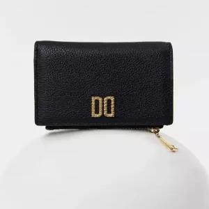 닥스 액세서리 여성 25SS 블랙 DD로고 소가죽 반지갑 WCWA5E103BK