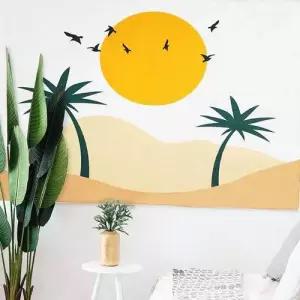 캠핑 패브릭포스터 북유럽 인테리어 가림천 대 오아 WECA828