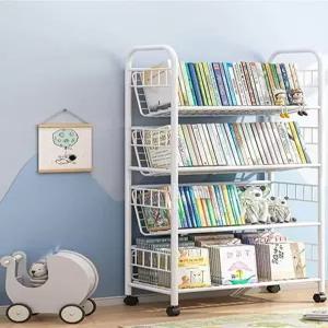 이동식 책장 선반 원목 책꽃이 북트롤리 대형