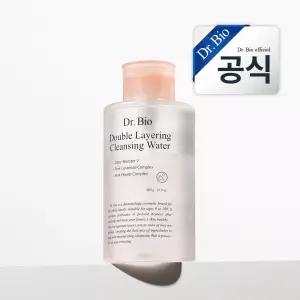 닥터바이오 더블 레이어링 클렌징워터 480ml / 유아 임산부 키즈 저자극 선크림 메이크업 세안