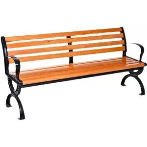 야외 벤치 등받이 공원 철제 펜션 의자 광장 야외용 우드