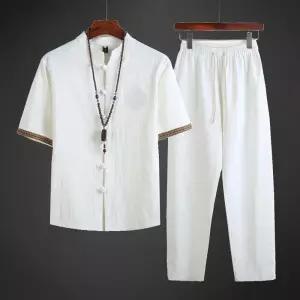 남자계량 두루마기 한복 삼베옷 승복 세트 법복 생활한복