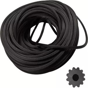 스크린 스플라인 - 0.145인치 100피트 롤 원형 리테이너 톱니 모양 도어 창문 메쉬 및 모기장 고정용 벌크