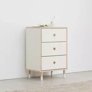 아트박스/인터데코 안방tv다이 3단서랍장 50cm P0000BIA